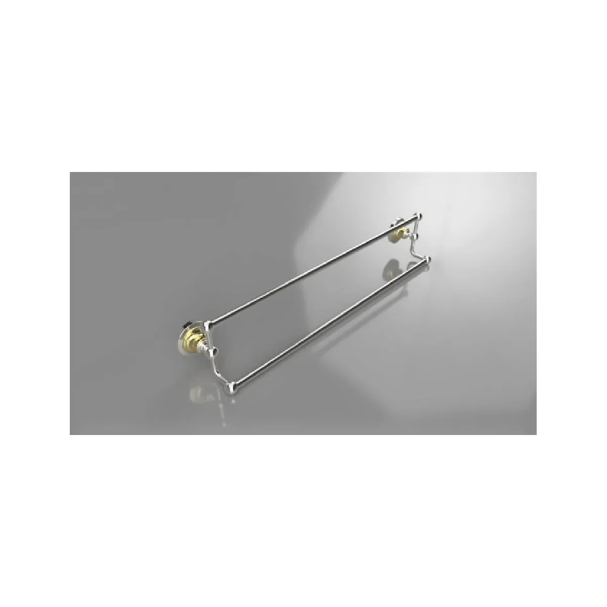 Bemeta - Maison De La Tendance BEMETA Porte-serviettes double RETRO - Chrome-or