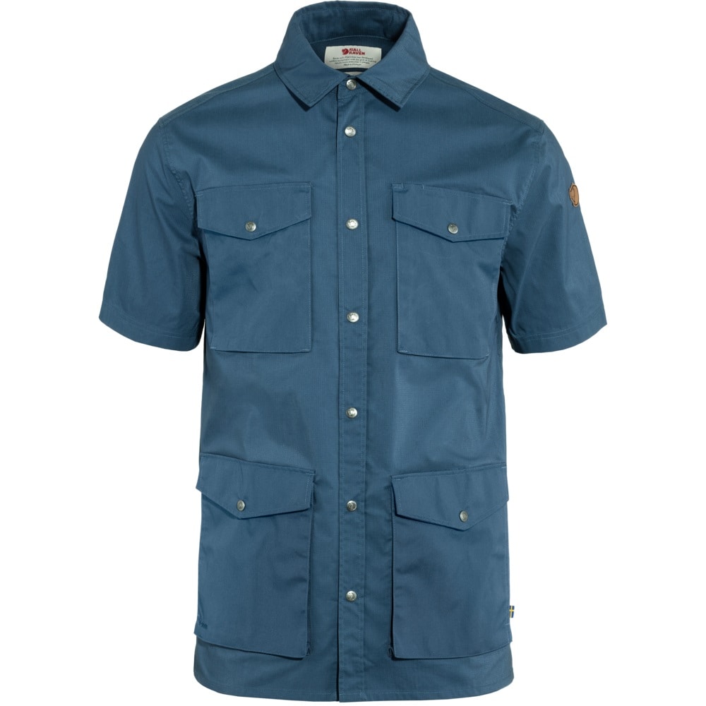 Fjällräven Räven Shirt SS, Herre<br>Kortermet turskjorte i pustene stoff