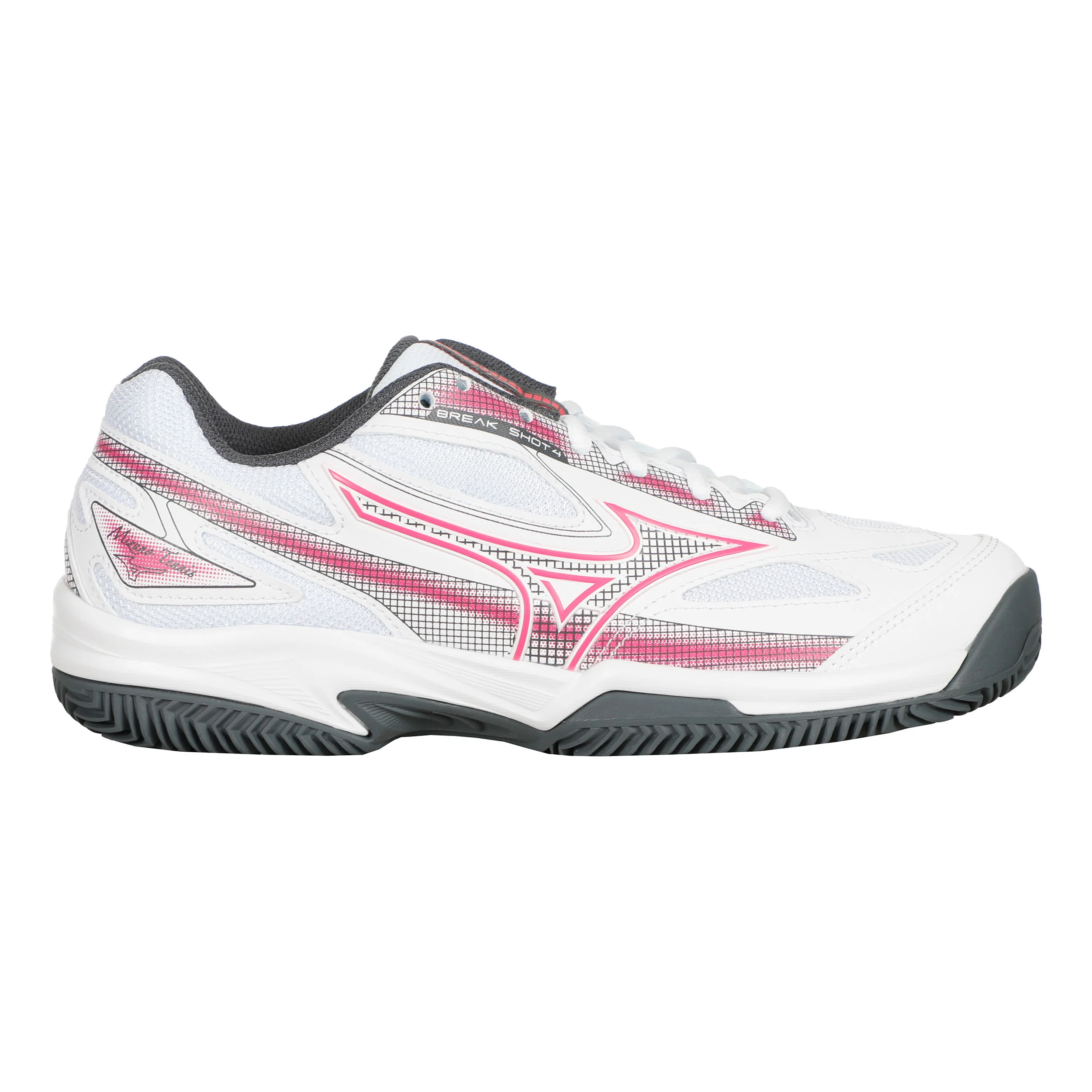 Mizuno Break Shot 4 Chaussure Terre Battue Femmes - Blanc , Pink