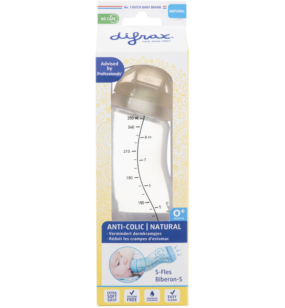 Difrax S-Fles natural creme (250 ml)