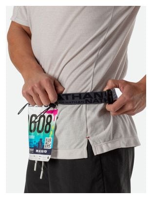 Ceinture Porte-Dossard Nathan Race Number Nutrition Gris