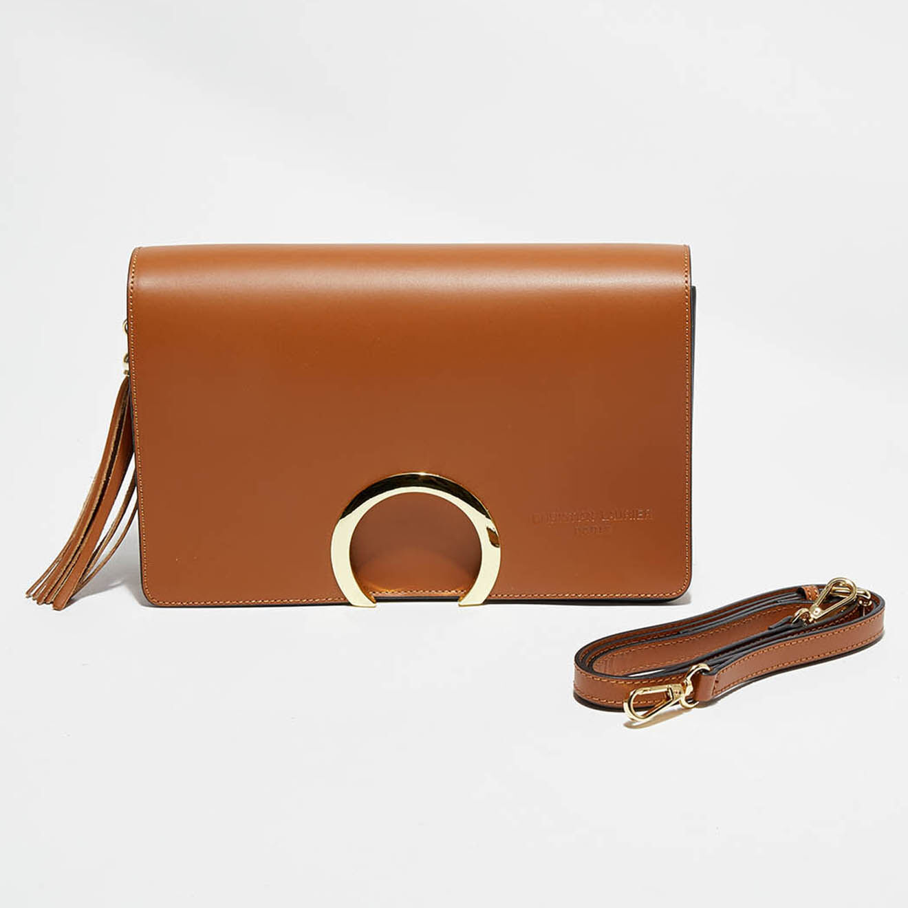 Christian Laurier Sac bandoulière en Cuir Yara camel - 28x17x8 cm