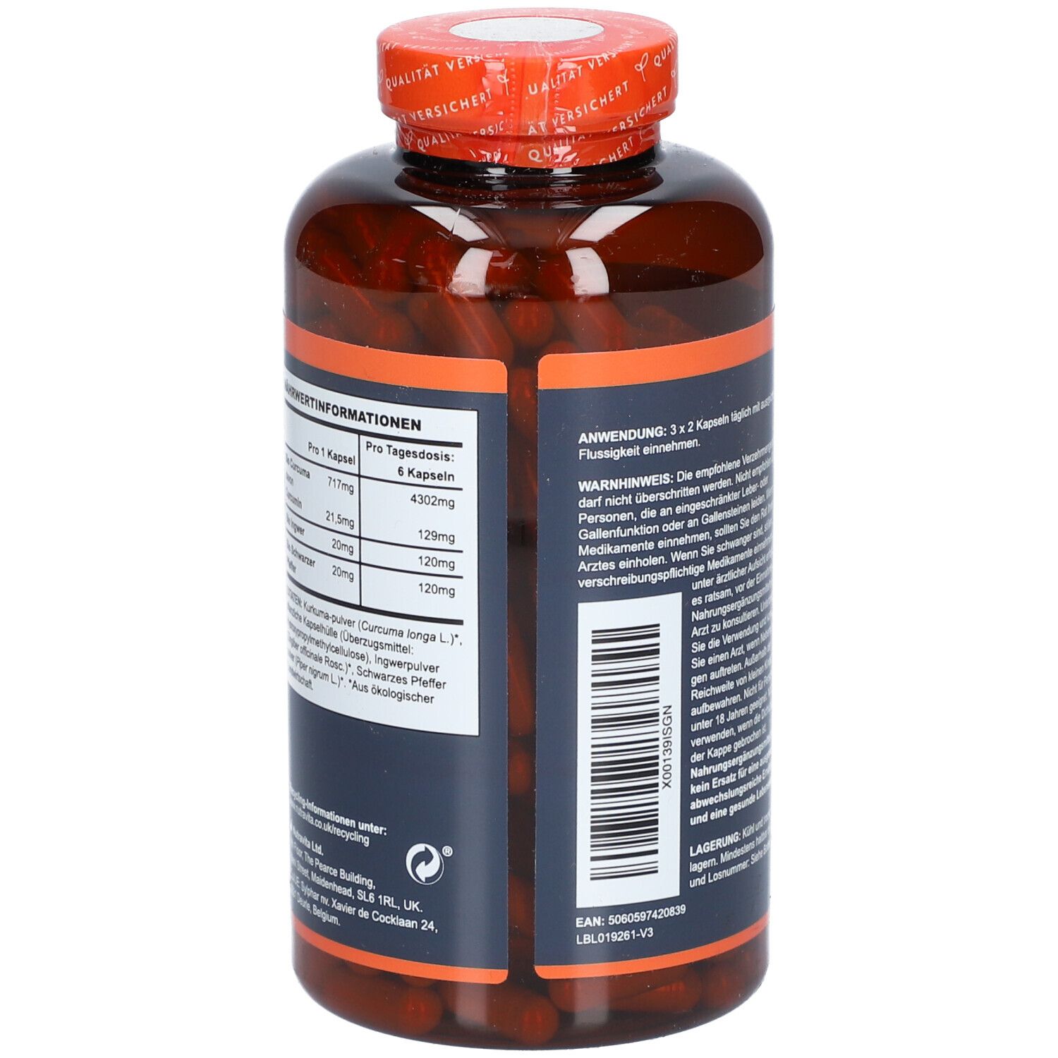 Nutravita Bio Curcuma vegan