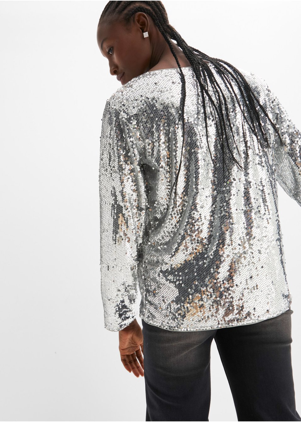 Blouse en paillettes