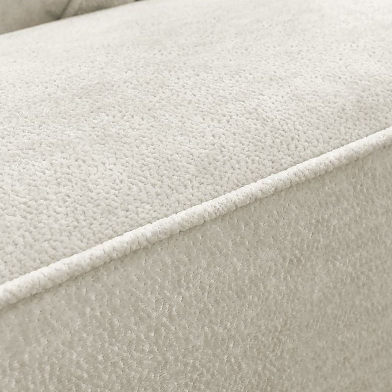Bobochic Canapé convertible coffre ezechiel beige - 265x109x82 cm
