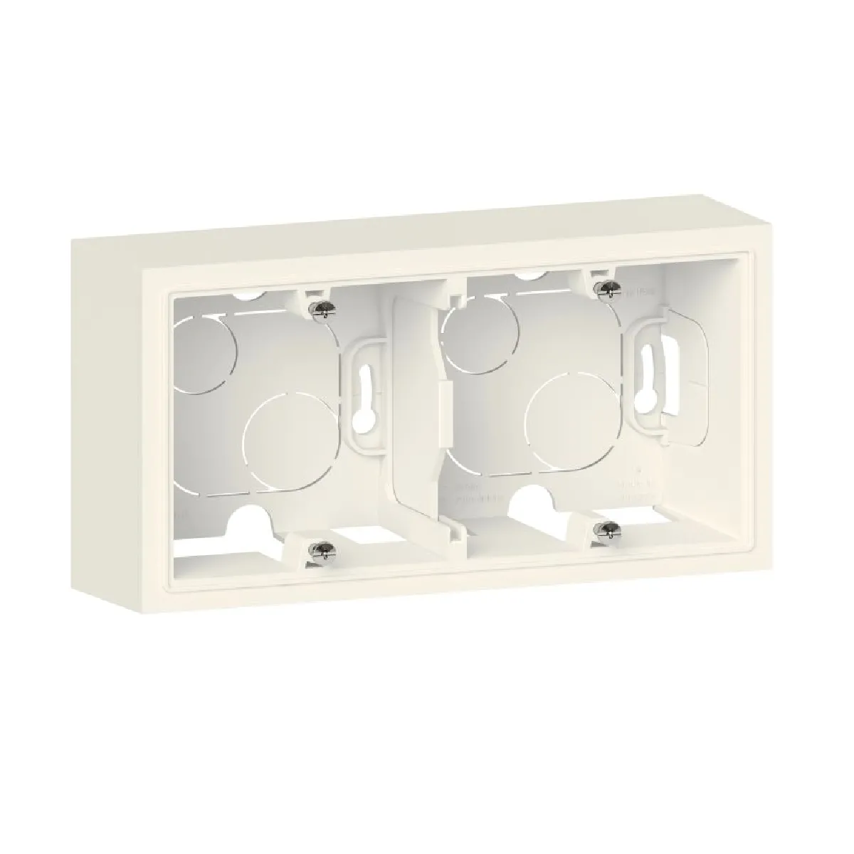 Cadre saillie 2 postes Dooxie - Legrand Blanc