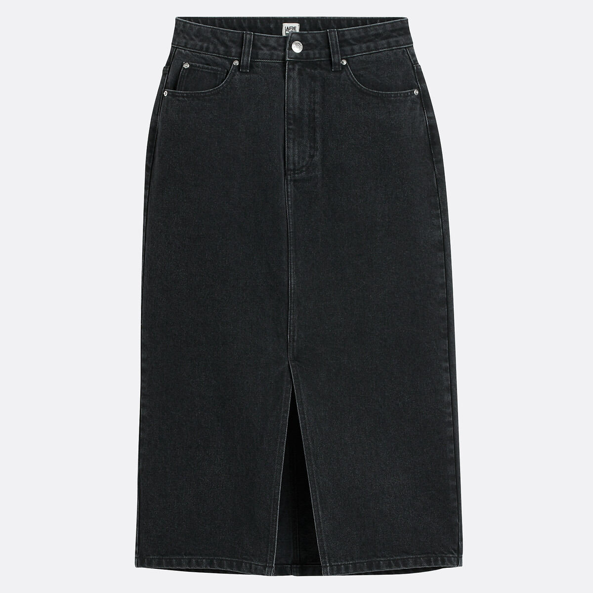 COLEÇÕES LA REDOUTE<br>Calça jeans midi com corte reto