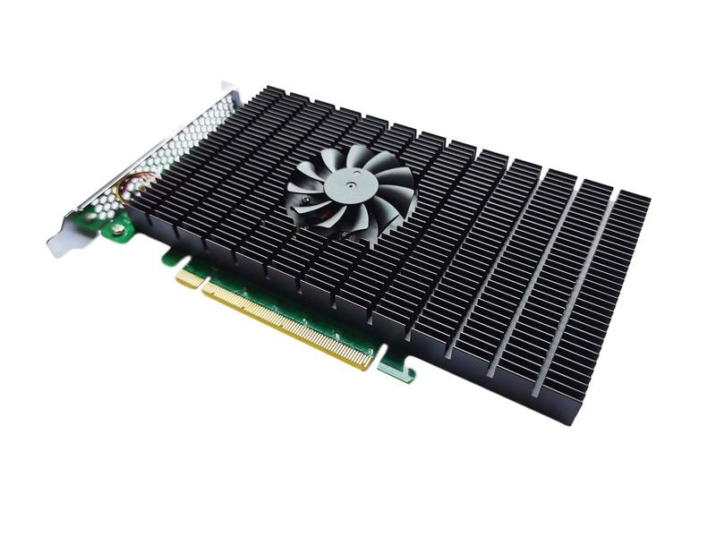 Highpoint RAID-Controller SSD7505 PCI-x4v4 M.2, PCI-Ex16v4, HighPoint SSD7505 PCIe 4.0 x16 4-Channel M.2 NVMe RAID Controller