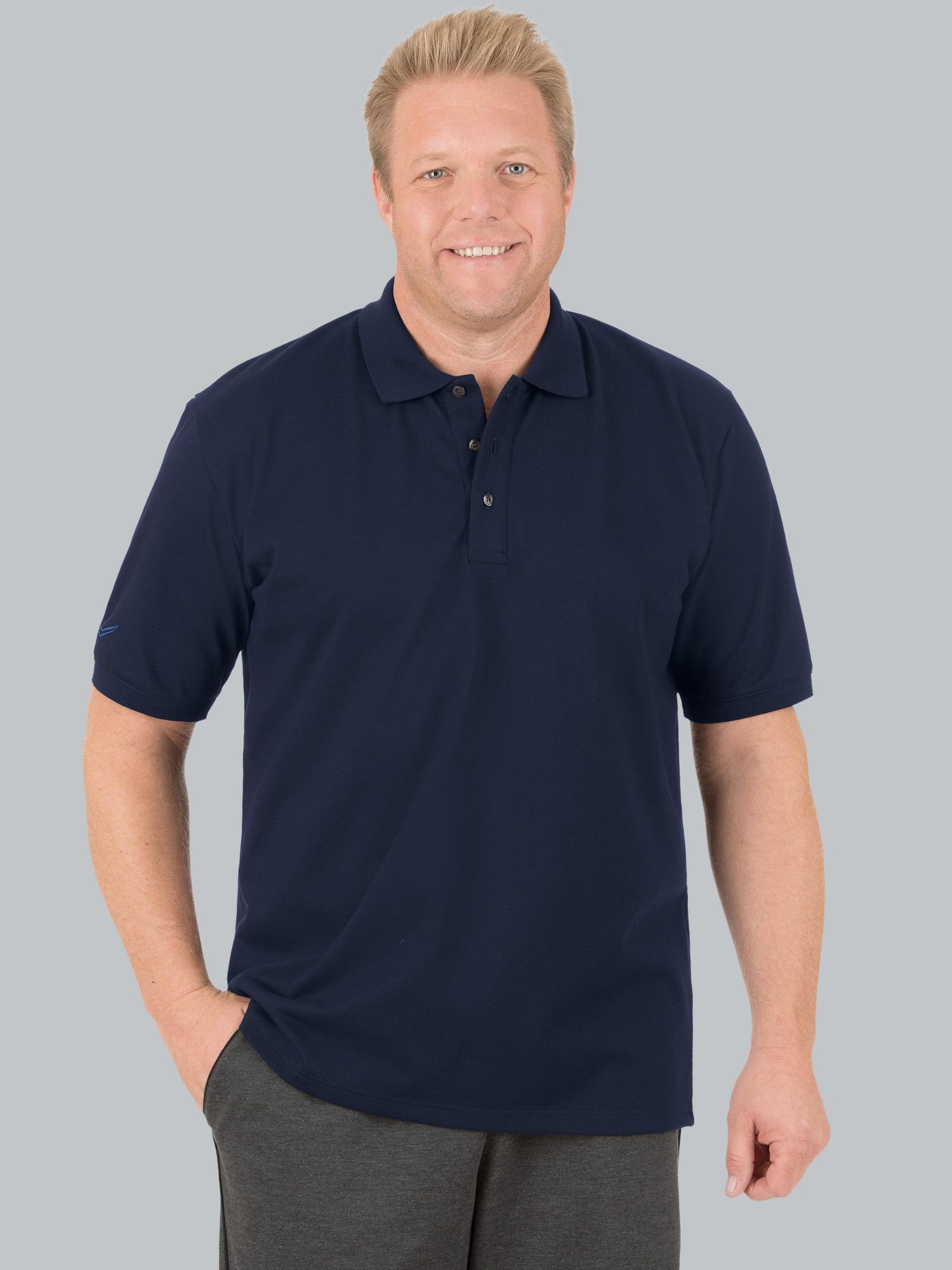 Poloshirt für Industriewäsche Navy