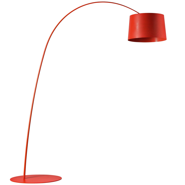 Foscarini Twiggy booglamp retrofit rood