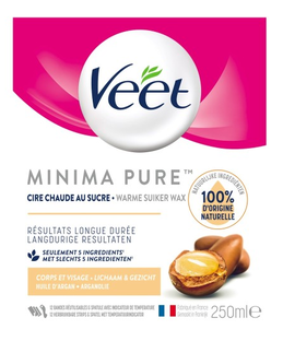 Veet Warme Wax Orientaalse Wax Minima Arganolie 250ML