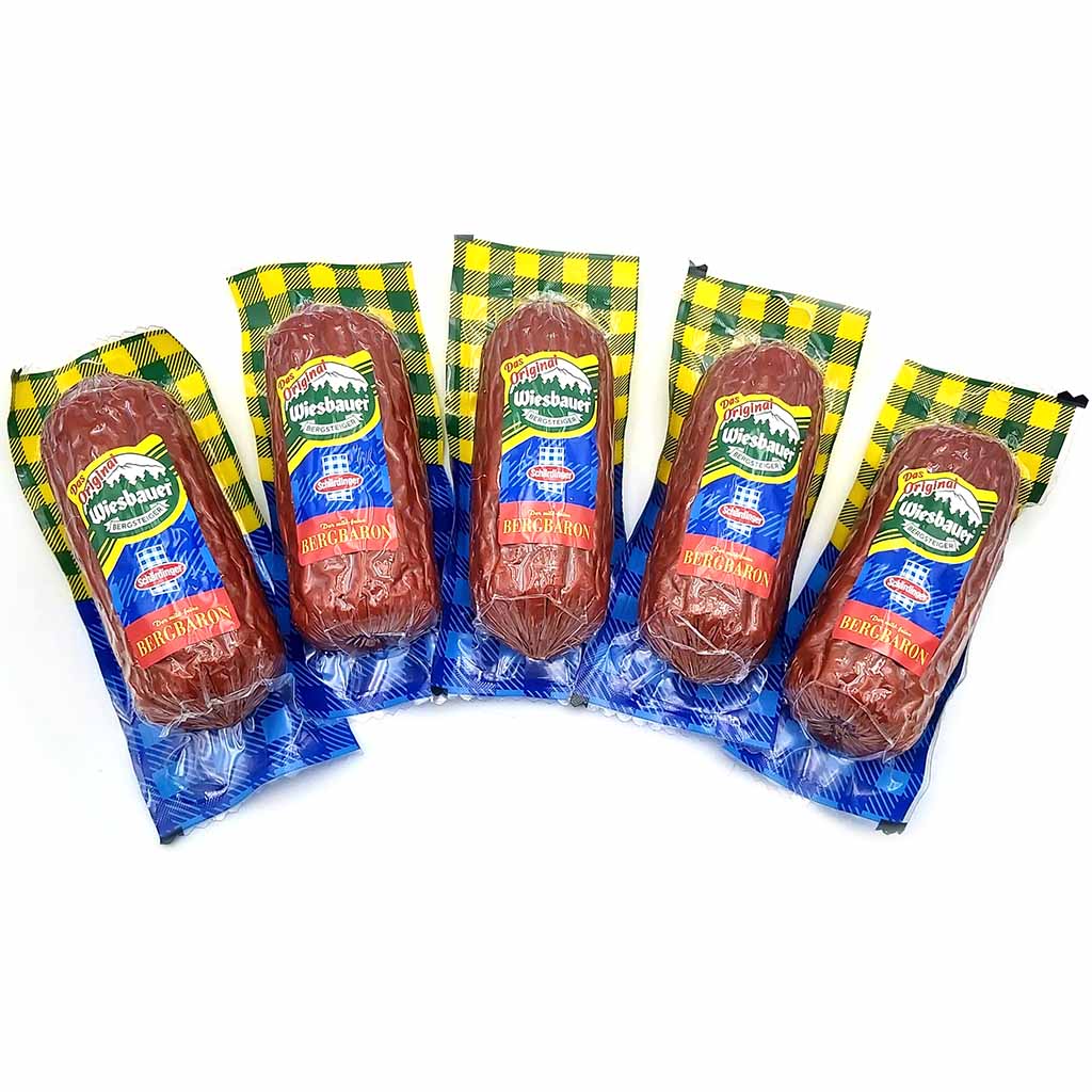 Wiesbauer Bergsteiger Salami mit Bergbaron Käse 250g MHD:3.1.25