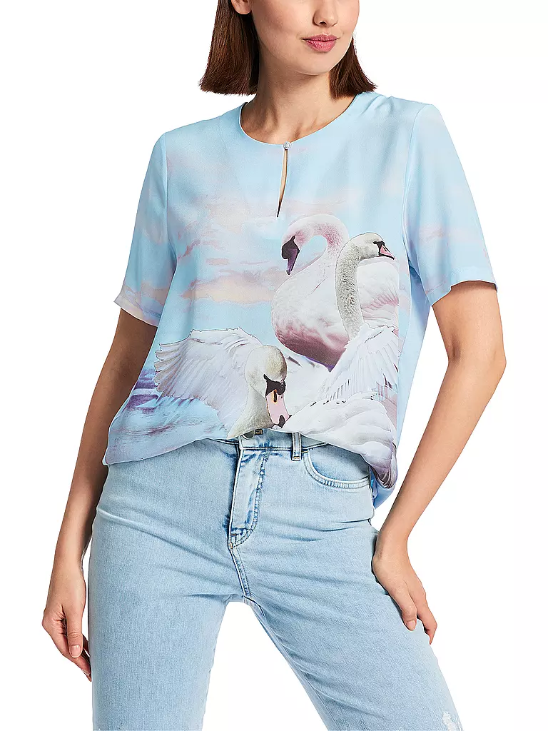 MARC CAIN Blusenshirt hellblau