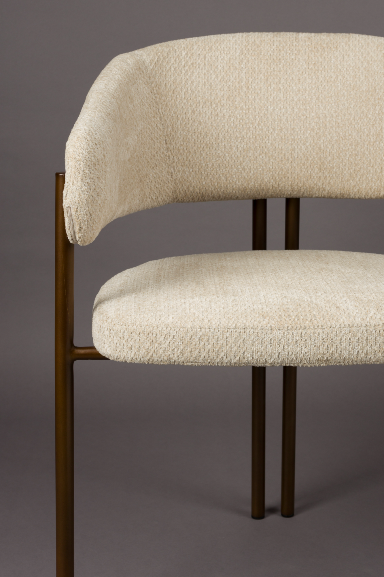Eetkamerstoel Naida beige set van 2
