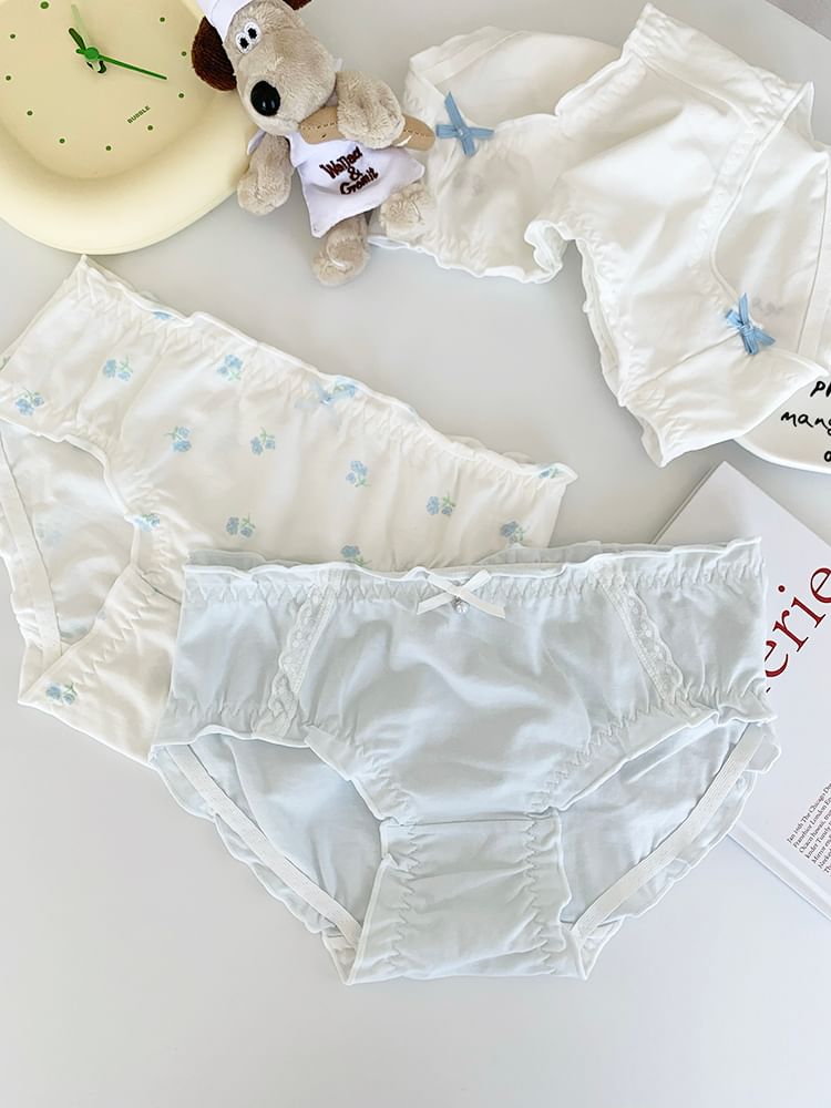 Nikiki - Lint Accent Panty / Set