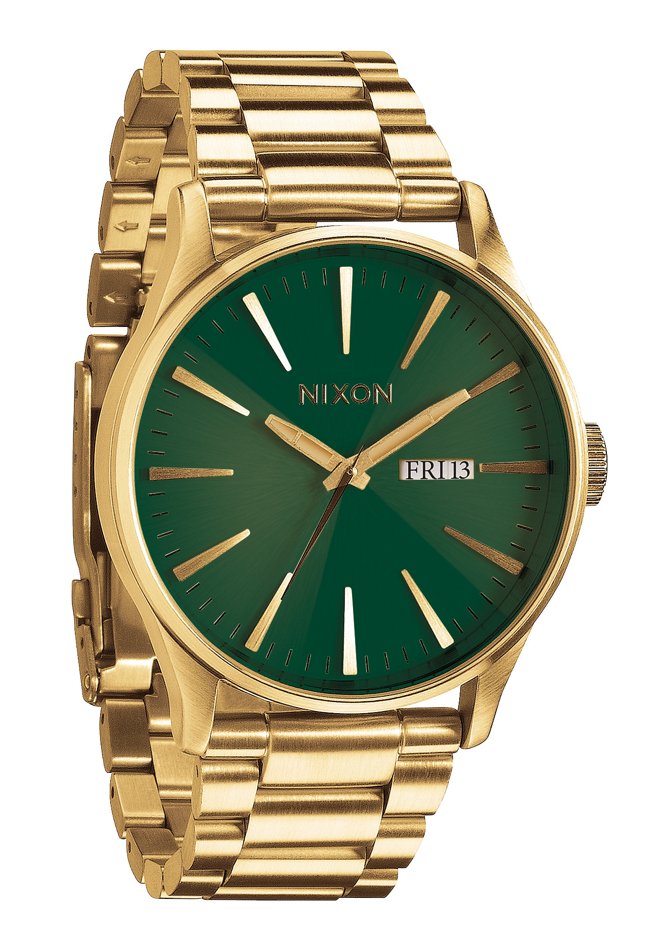 Nixon The Sentry SS Gold / Green Sunray A3561919