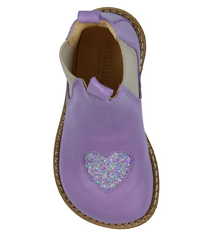 Angulus Stiefel - Chelsea - Flieder/Confetti Glitter