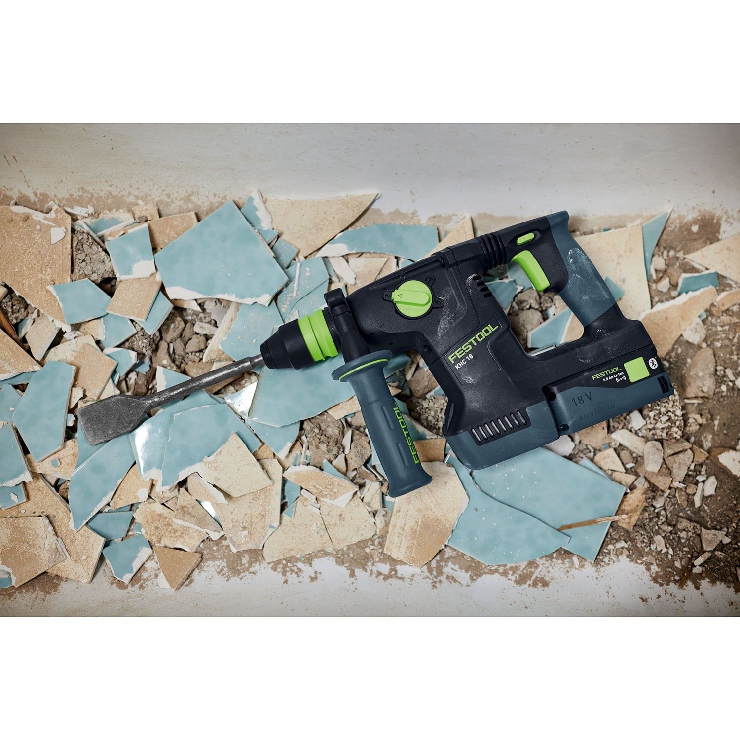 Festool KHC 18 5,0 EBI-Plus Accu combihamer SDS-Plus 2,6J   snelwisselboorkop 18V 5.0Ah in Systainer - 577448
