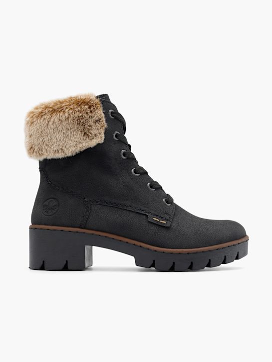 Rieker Schnür-Stiefelette Schwarz