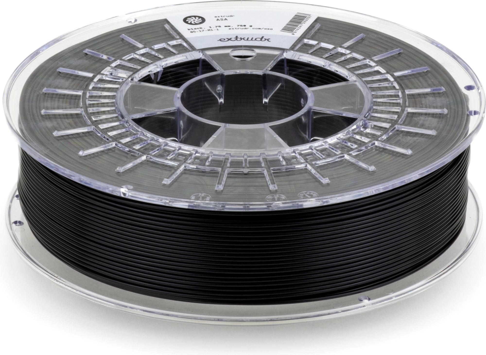Extrudr  DuraPro ASA Schwarz, 1,75 mm / 2000 g    UV- und witterungsbeständiges Filament in Schwarz