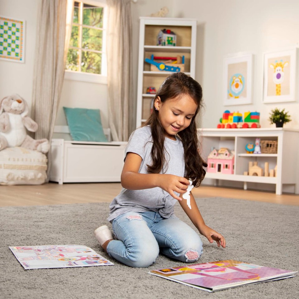 Melissa & Doug - Genanvendelig klistermærkepude - Prinsesseslot