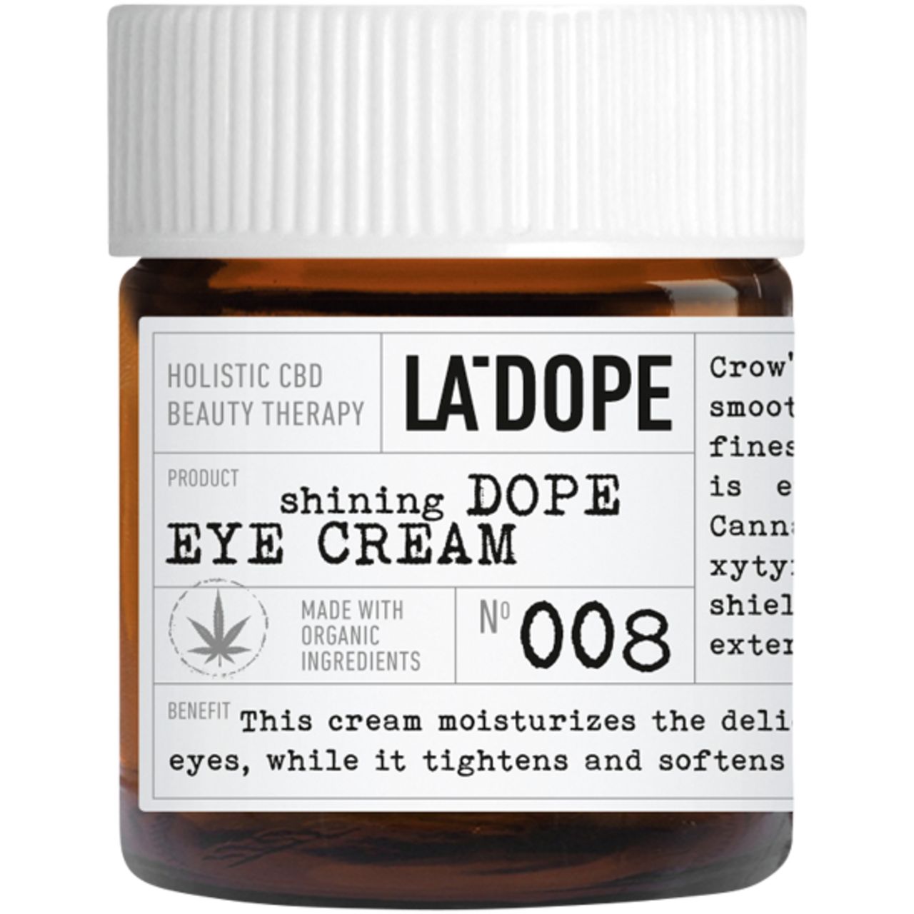 La Dope, CBD Eye Cream 008