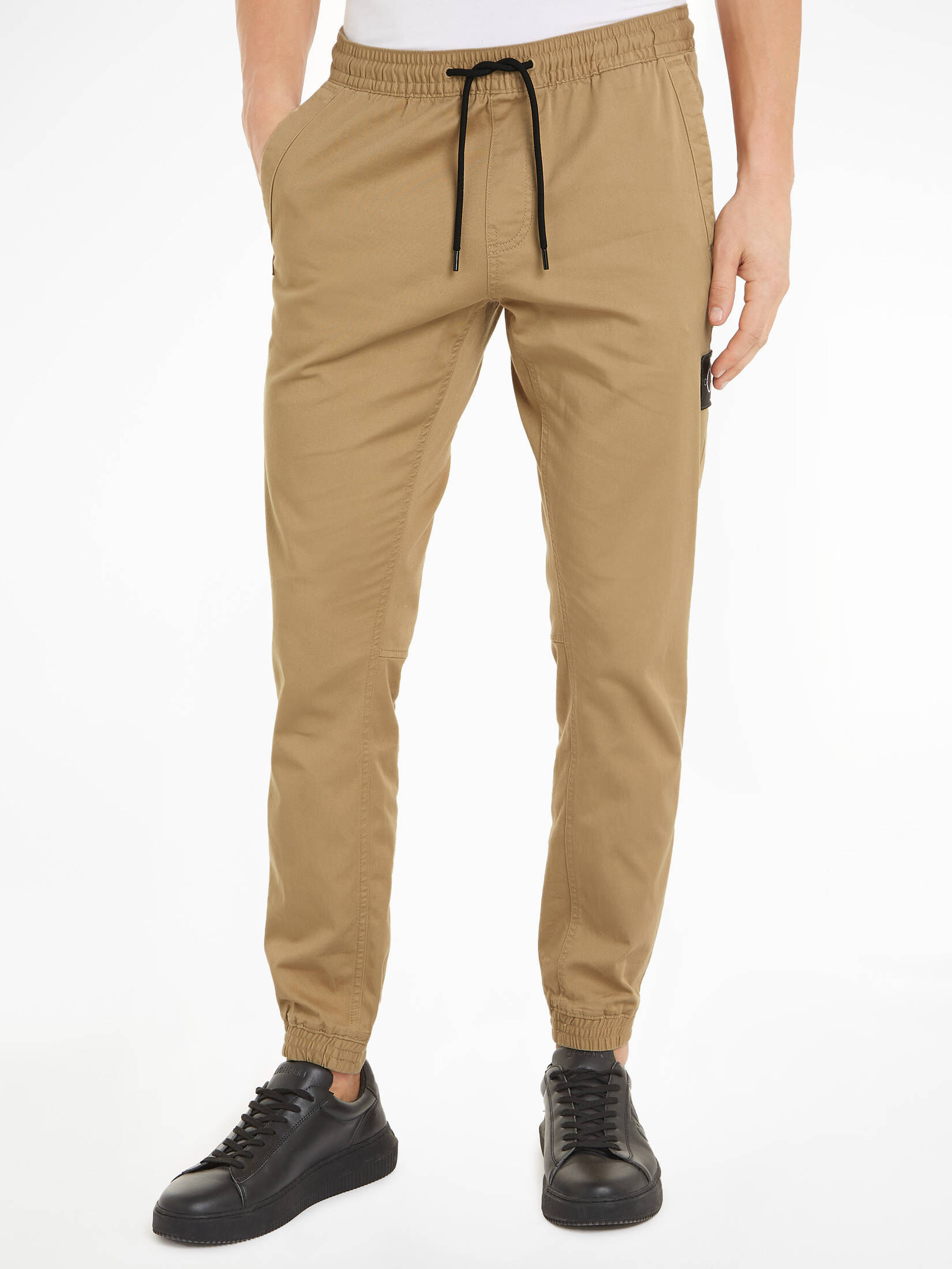 CALVIN KLEIN JEANS| Herren Hose SKINNY MONOLOGO BADGE CHINO