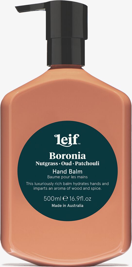 leif handverzorging boronia hand balm 500ml