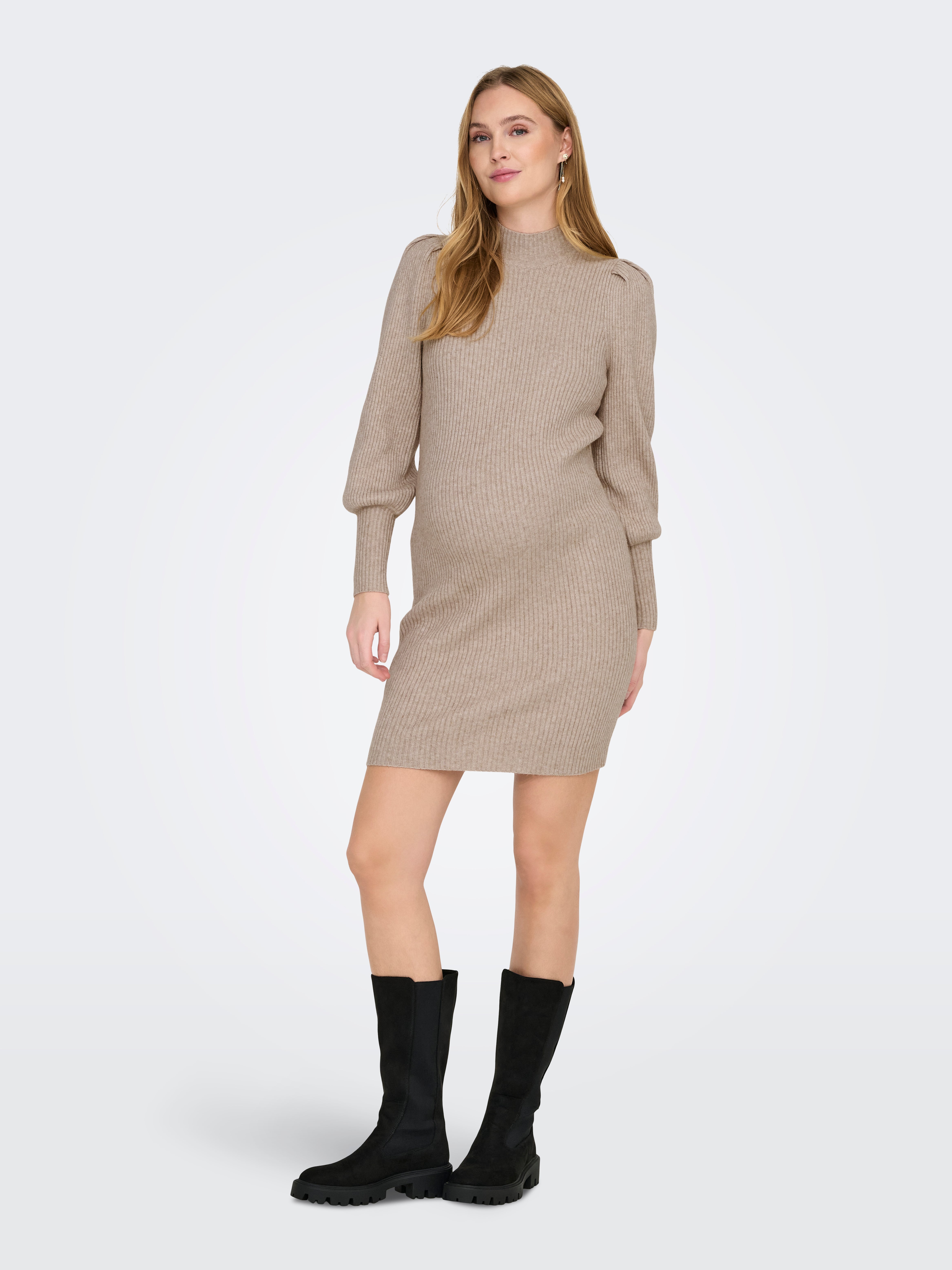 OLMKATIA Kurzes Kleid Mocha Meringue