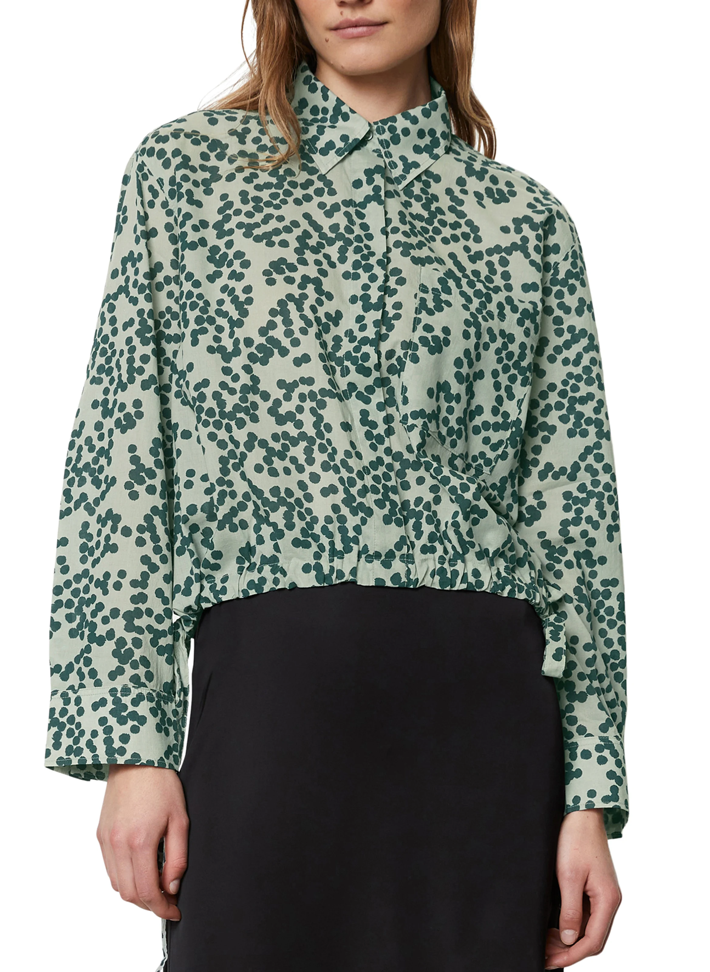 Chemise imprimée en coton bio | Multicolore
