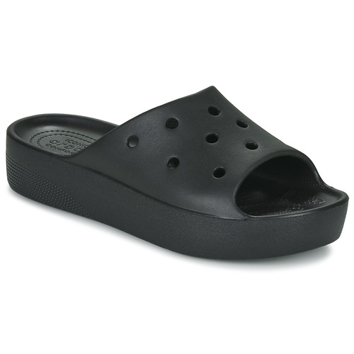 Crocs - CLASSIC PLATFORM SLIDE - Noir