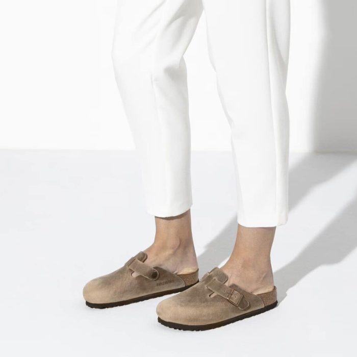 Birkenstock Boston Narrow Slippers Dame