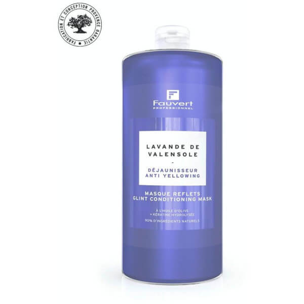 Masque reflet déjaunisseur Lavande de Valensole Fauvert Professionnel 1L