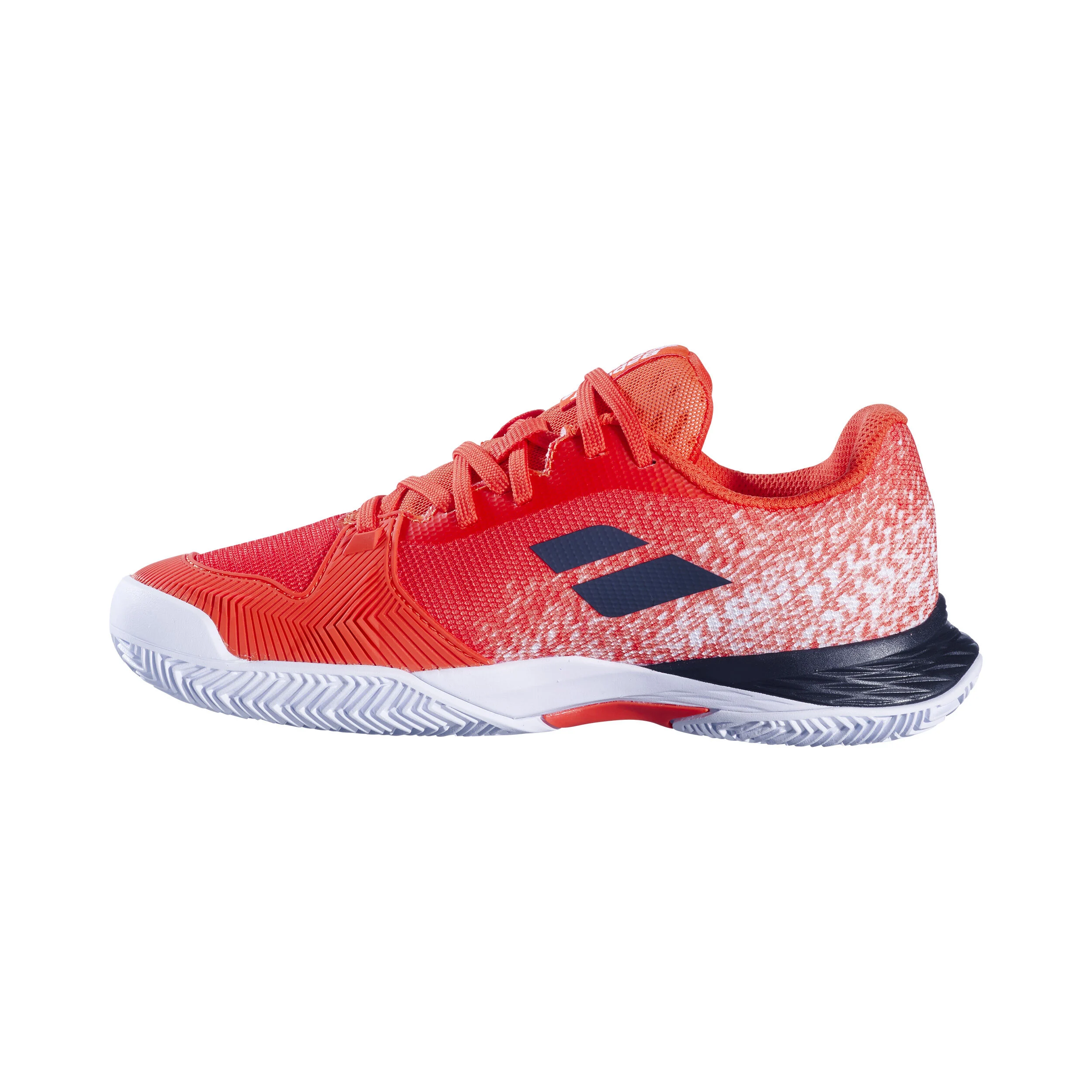 Babolat Jet Mach 3 CLAY Chaussure Terre Battue Enfants - Orange , Blanc