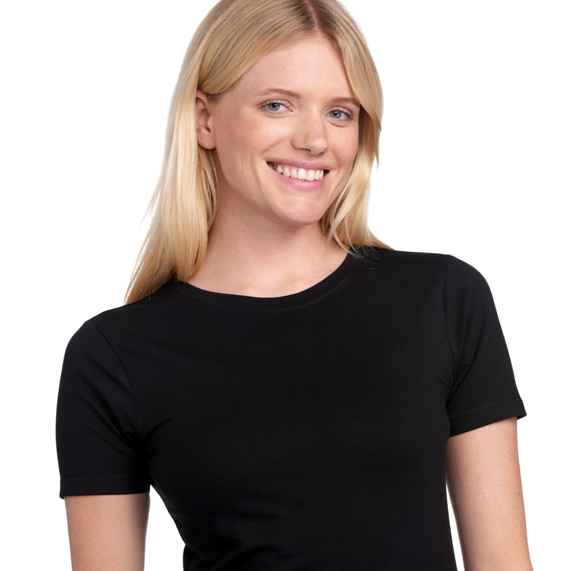 Gina Benotti Damen T-Shirt im Basic-Look schwarz