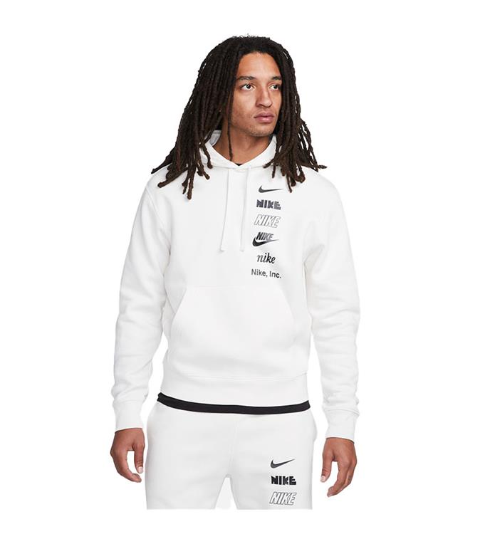 Nike Men Club Fleece Brushed Hoodie