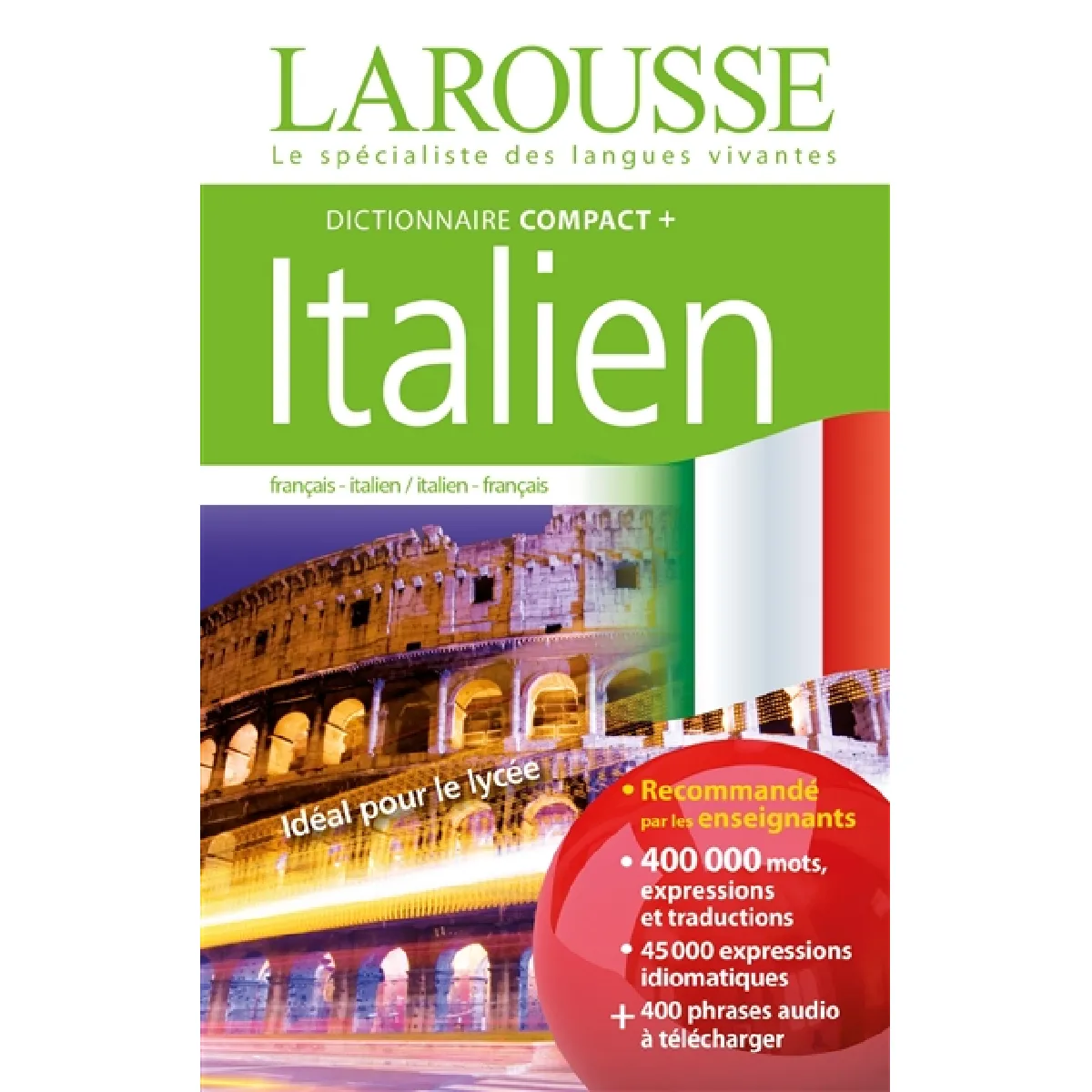 Dictionnaire compact + italien : français-italien, italien-français · Occasion