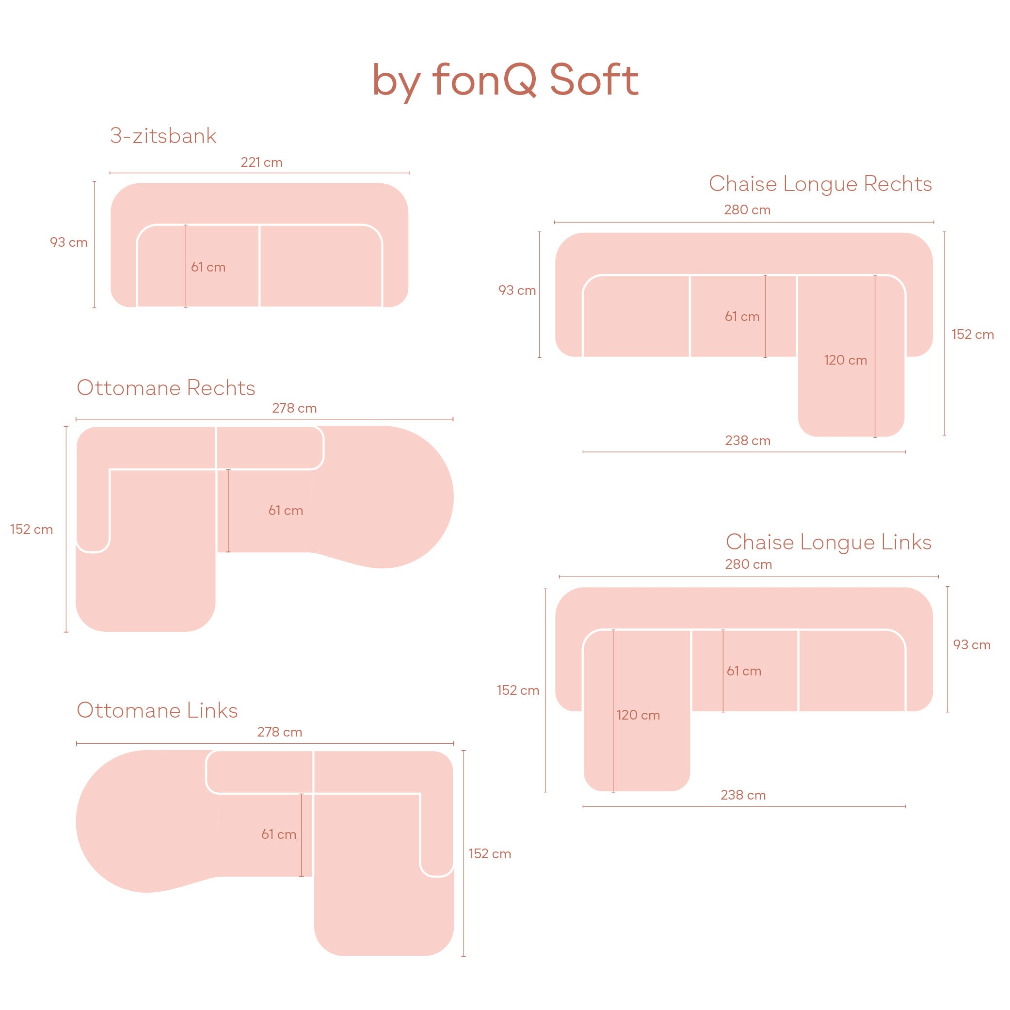 by fonQ Soft Hocker 90 x 64 cm - CrÃ¨me