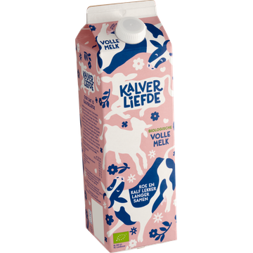 Kalverliefde Biologische Volle Melk 1 L