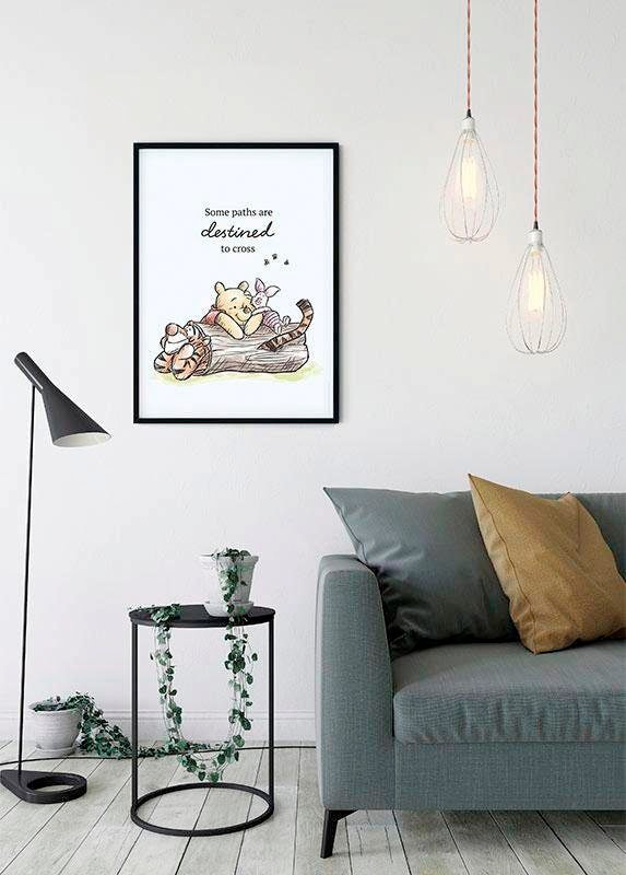 Komar Bild »Winnie the Pooh Path« Disney 1 Stk. tlg. Wandbild zur Dekoration im Kinderzimmer - ohne Rahmen