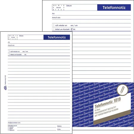 Avery Zweckform 1019 Telefonnotiz, A5, 50 Blatt