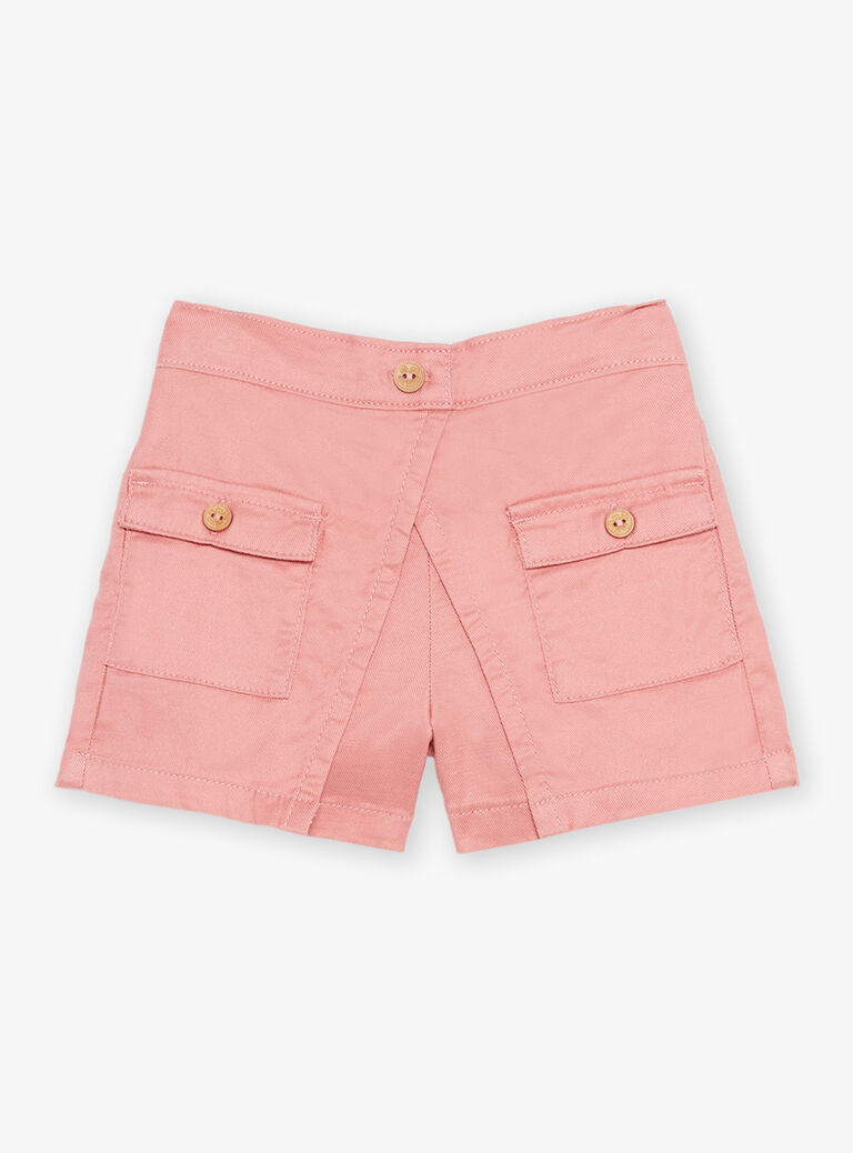 Short rose pâle uni