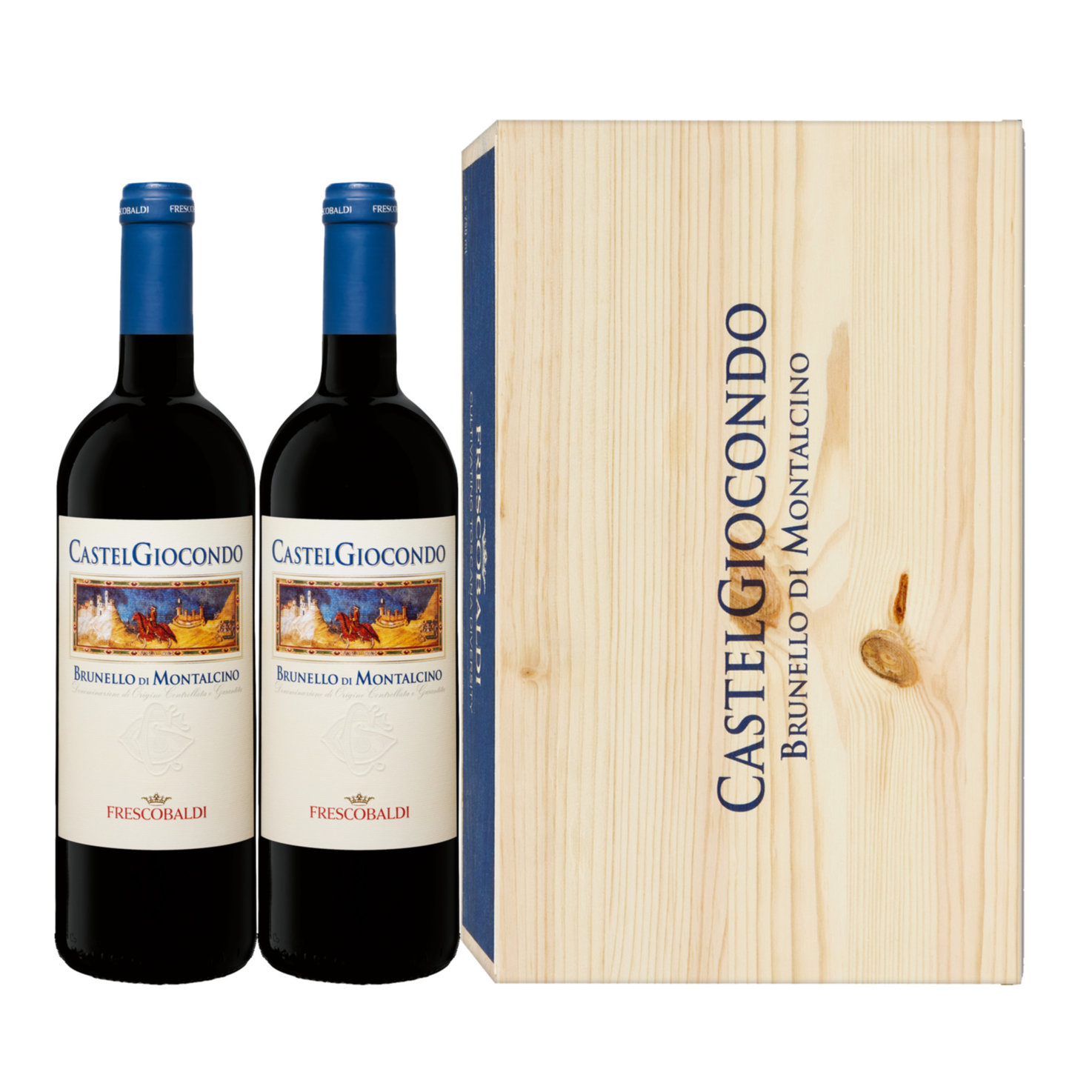 Brunello di Montalcino DOCG Castel Giocondo Marchesi de'Frescobaldi Geschenkbox 2x75cl -150cl