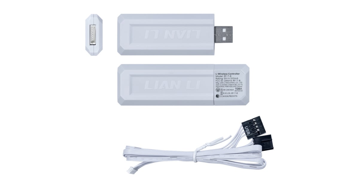 Lian LiUNI FAN SL-INFINITY 120 Wireless RGB case fan  (Wit, 120 x 122 x 28 mm, PWM)