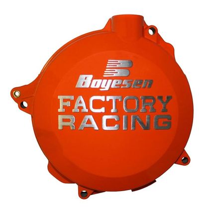 Couvercle de carter d'embrayage Boyesen Orange mat