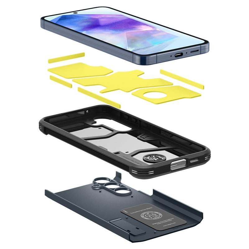 Samsung Galaxy A55 Tough Armor Case Hülle (ACS07531) - Metal Slate