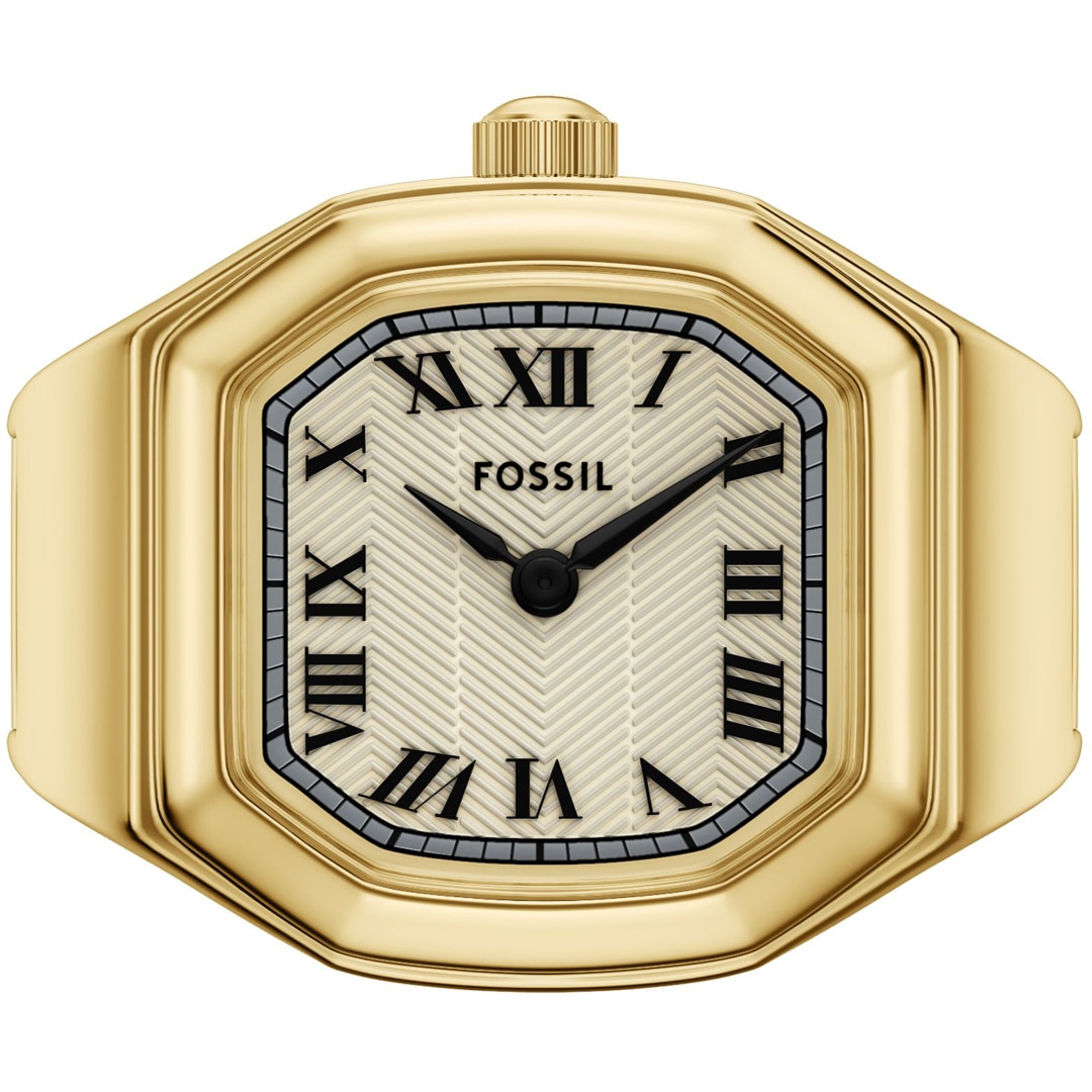 Fossil Harlow Uhrenring Goldig