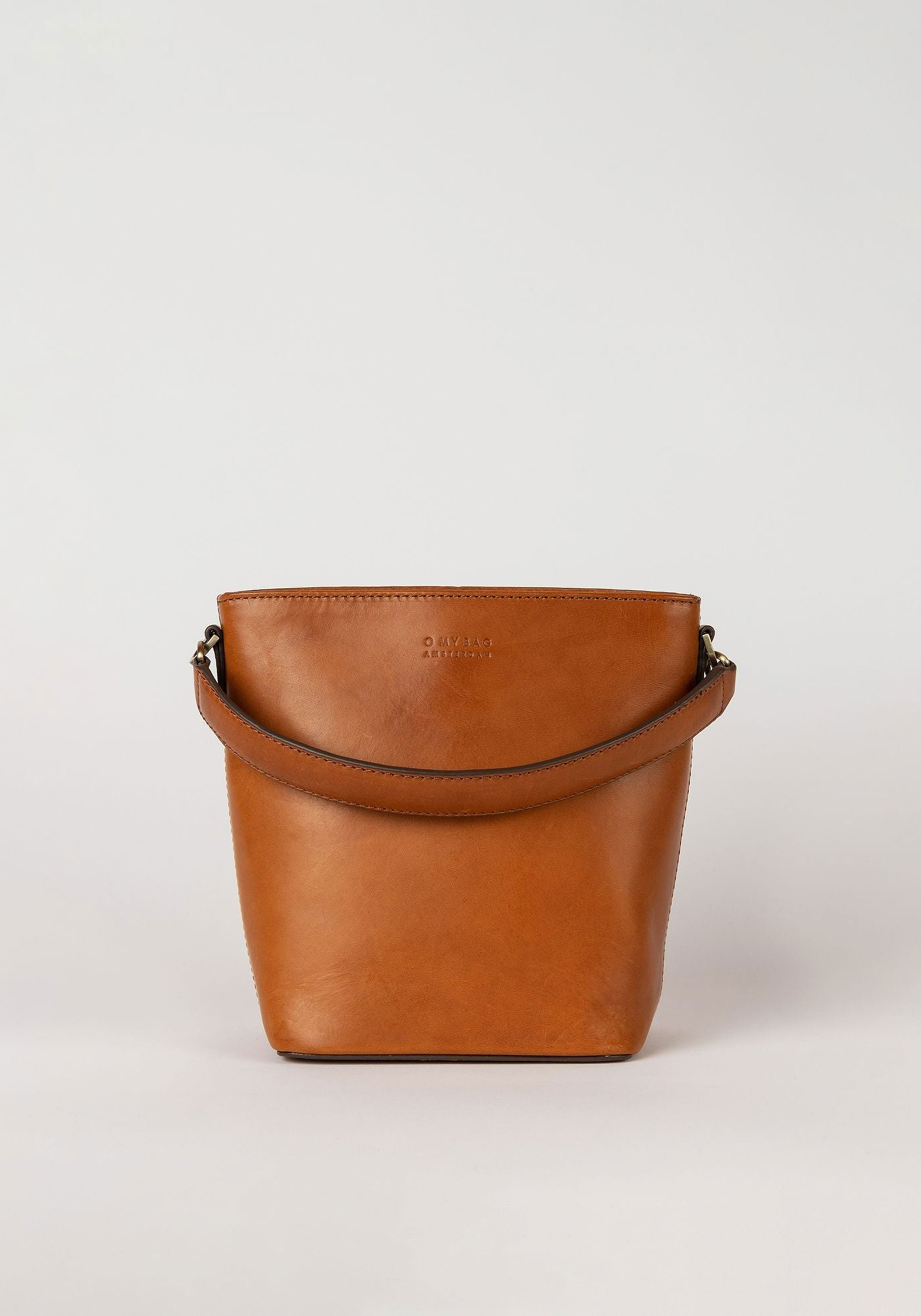 O My Bag Bucket Bag Bobbi Midi Classic Leather Cognac