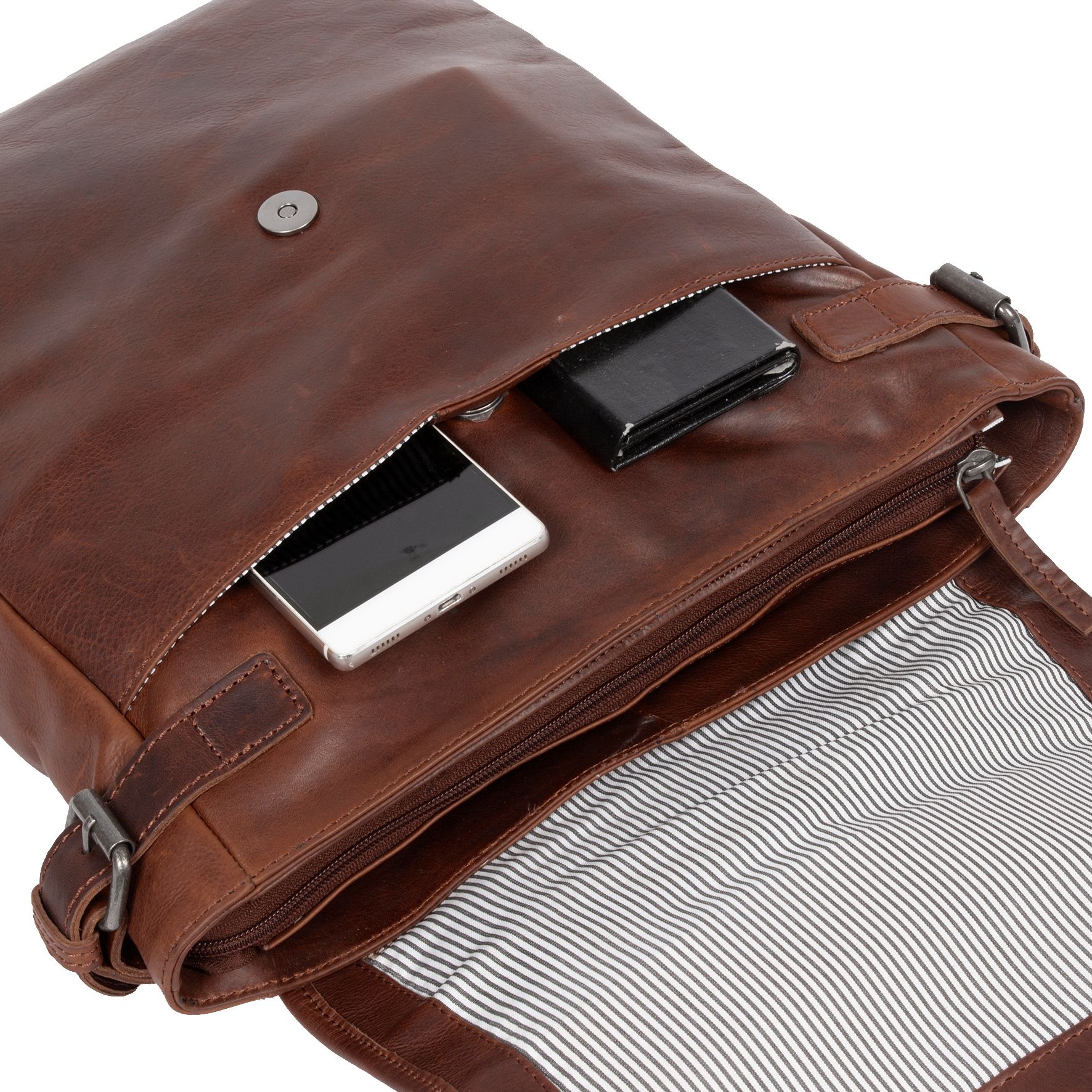 Justified Mia Backpack Flap Brown