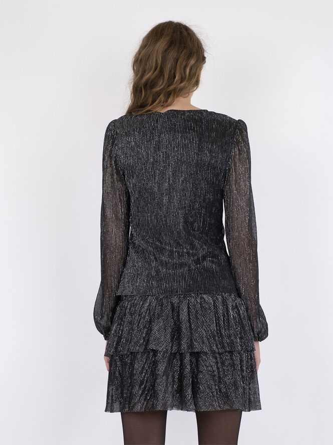 Neo Noir Ralph Glitz Blouse Silver